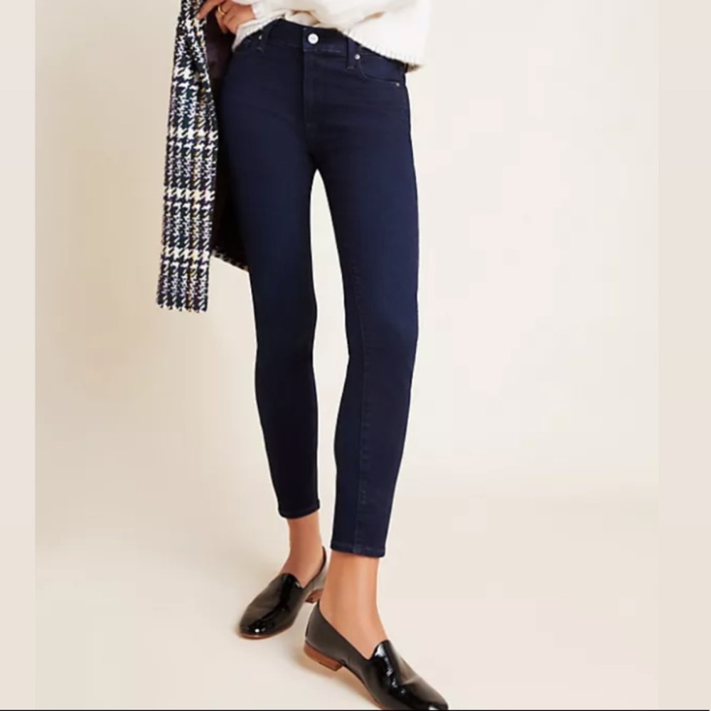 Paige Mid- Rise ankle jeans